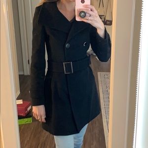 Beautiful cute black pea coat